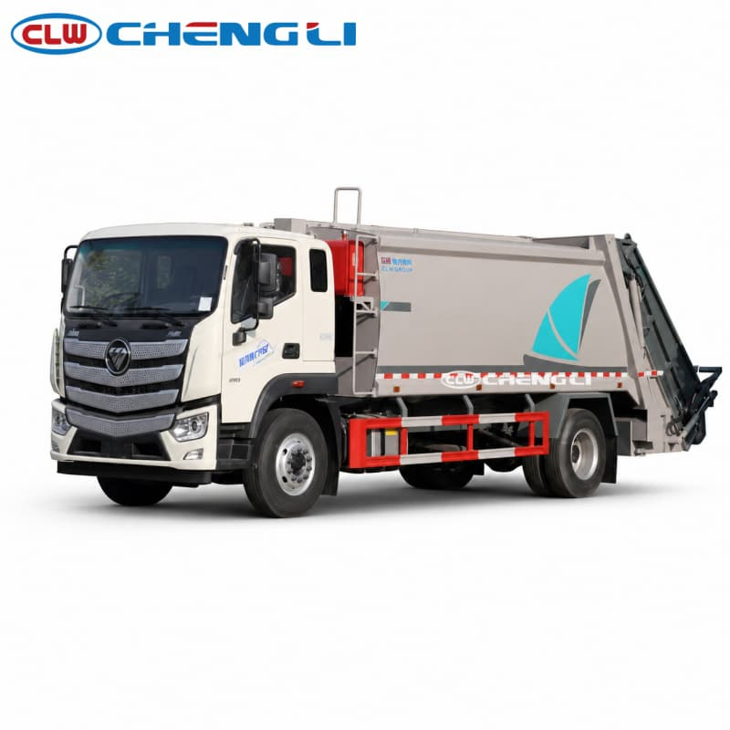 Camion compacteur à chargement arrière Foton Auman Planet 18 pour la collecte des déchets municipaux