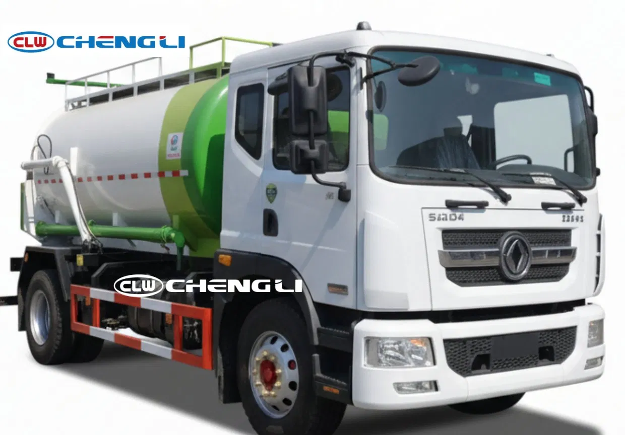 Camion de déchets alimentaires - Dongfeng D9 10m³ Grand réservoir rond puissance Cummins