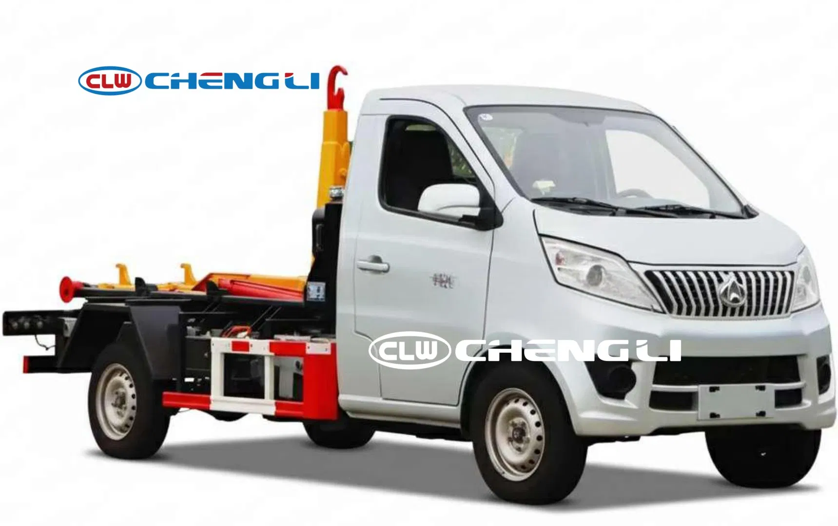 4×2 2.5m³ Camion poubelle électrique pur avec conteneur détachable