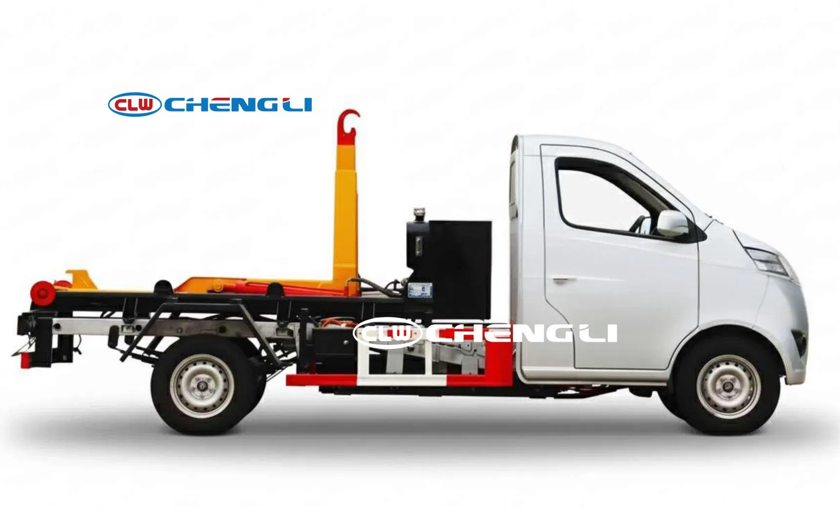 4×2 2.5m³ Camion à benne amovible avec crochet de levage