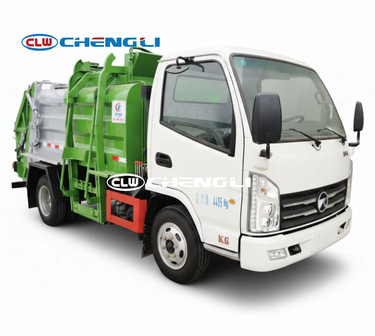 3.5cbm Capacité Économique Kama 126HP Euro 6 Émission Camion de Déchets de Cuisine