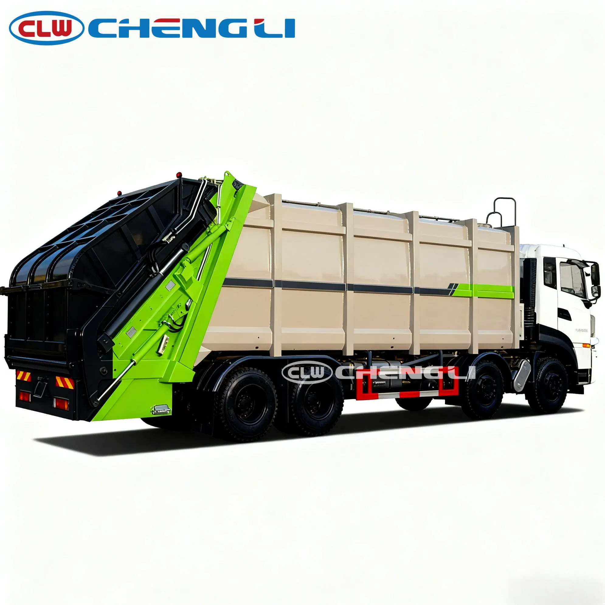 Nouveau Utilisé 8X4 Camion Compacteur à Déchets HOWO Sitrak 38cbm à Vendre