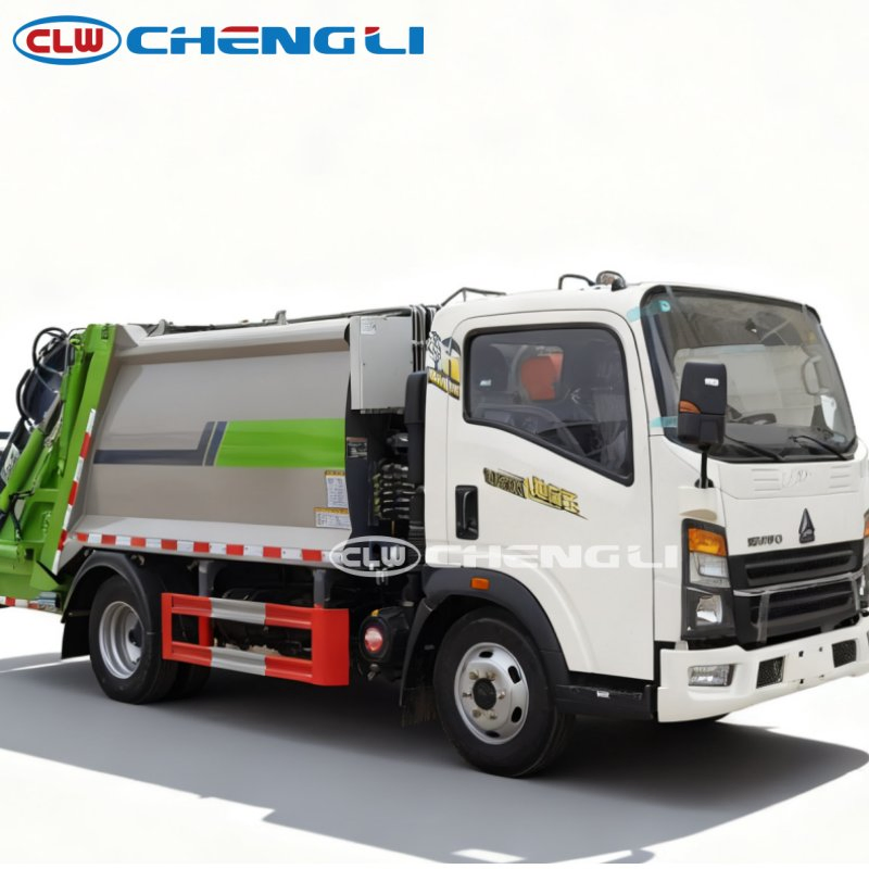 HOWO camion compacteur d'ordures