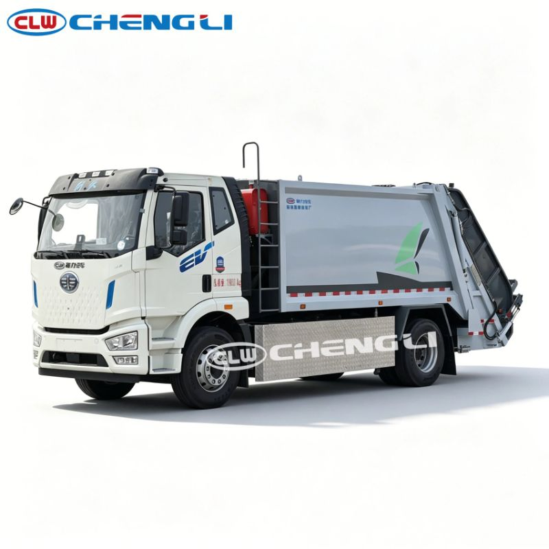 FAW camion compacteur d'ordures